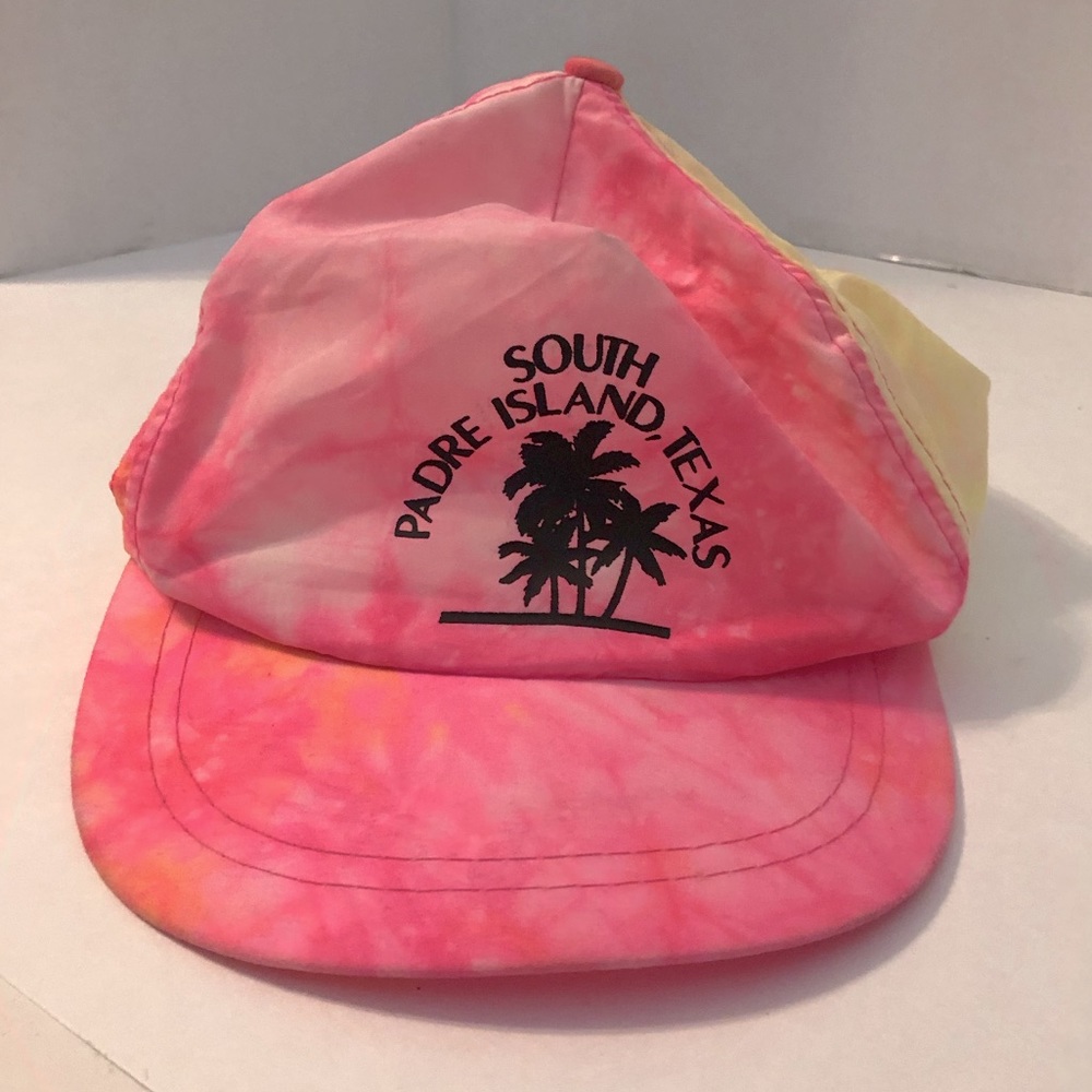 Vintage Spring Break 1990’s tie-dye trucker cap hat